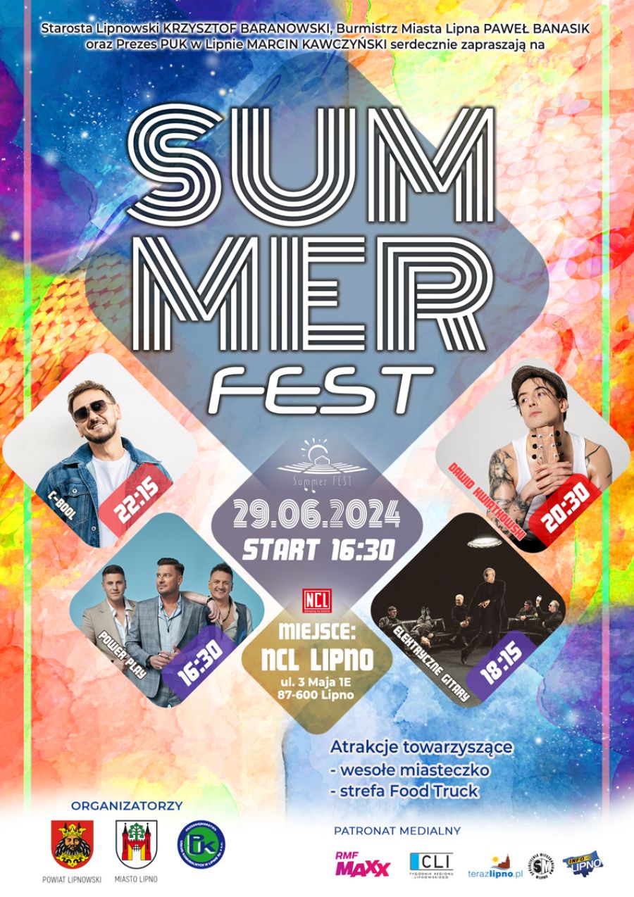 Plakat Summer Fest 2024 r.